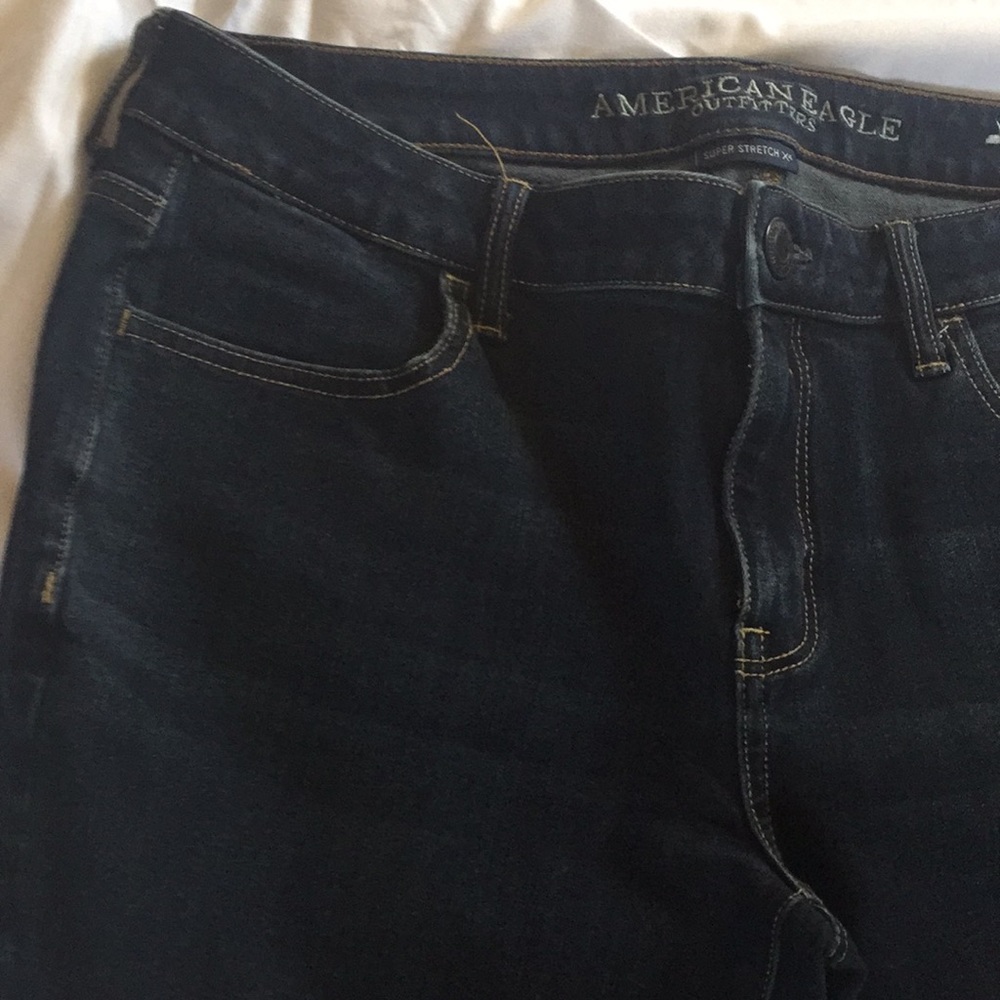 Dark blue jegging AE